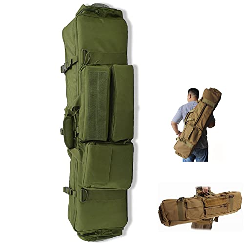 Generisch Mochila táctica para escopeta, bolsa de escopeta suave, bolsa para armas de airsoft, bolsa de transporte - maletín doble para escopeta