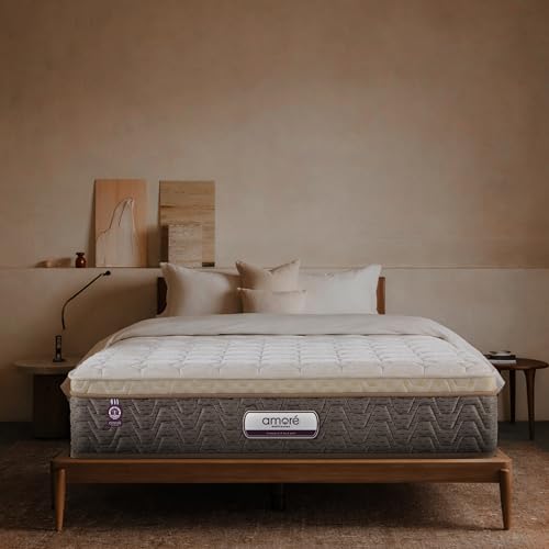 AMORE Medico 6-Inches Plush Quilted Eurotop Pocket Spring Mattress|75x30x6 Single Size|Medium Soft|7-Zone Motion Isolation|CertiPUR-US Certified HR Foam|CertiGuard Technology