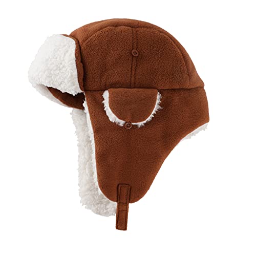 Home Prefer Toddler Boys Winter Hat Long Earflaps Warm Fleece Trapper Hat3