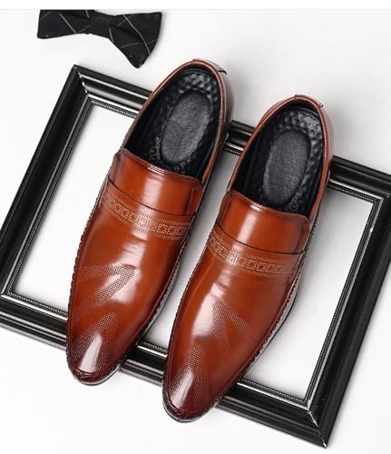 Men's Dress Shoes Comfortable Slip on Formal Loafers for Weddings, Church, Office, Prom4
