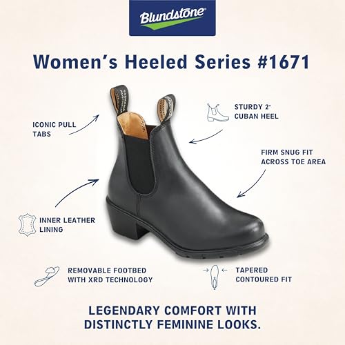 Image of Blundstone Womens Heeled Chelsea Boots