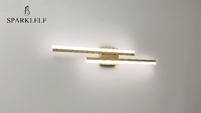 Image of LED Wall Sconce Silver Modern Remote Wall Light Fixtures for Living Room, Dimmable LED Vanity Light Indoor Remote Wall Sconce for Bedside Bedroom Bathroom Dining Room, L39.4inch 1 Pack