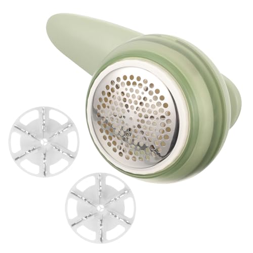 MOLUCKFU 充電式毛玉取り器 電動リントリムーバー 省力設計のハンドル付き 衣類 セーター ソファ用ファブリックシェーバー の毛玉 ホコリ 糸くずを素早く除去