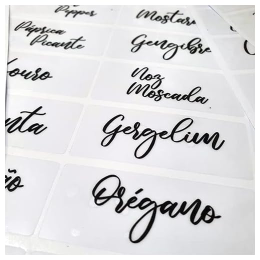 85 Etiquetas Com Nomes Para Potes De Alimentos E Tempero