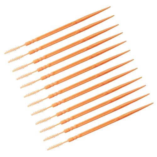 Palitos de limpeza Healifty Palitos de dentes 200 peças (Laranja)