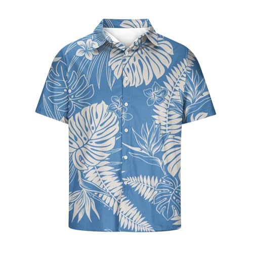 Chemise hawaïenne homme manches courtes style rétro et décontracté