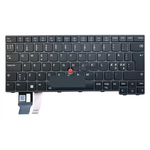 Lenovop USe mEF[ f}[NL[{[hobNCg Thinkpad T14 L14 P14S Gen 3 Gen4 5N21D68160 SN21D67686 gbNXeBbNp Tecladop(Norway backli