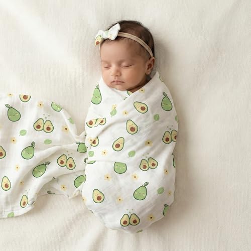 Image of Blushbaby Premium Muslin Swaddle Wrap for Newborn Baby Pack of 3 | 120 GSM, 100x100 cm | Ultra Soft Breathable Malmal Baby Swaddle Blanket, Multipurpose Lightweight Baby Wrap, Blanket for Infants