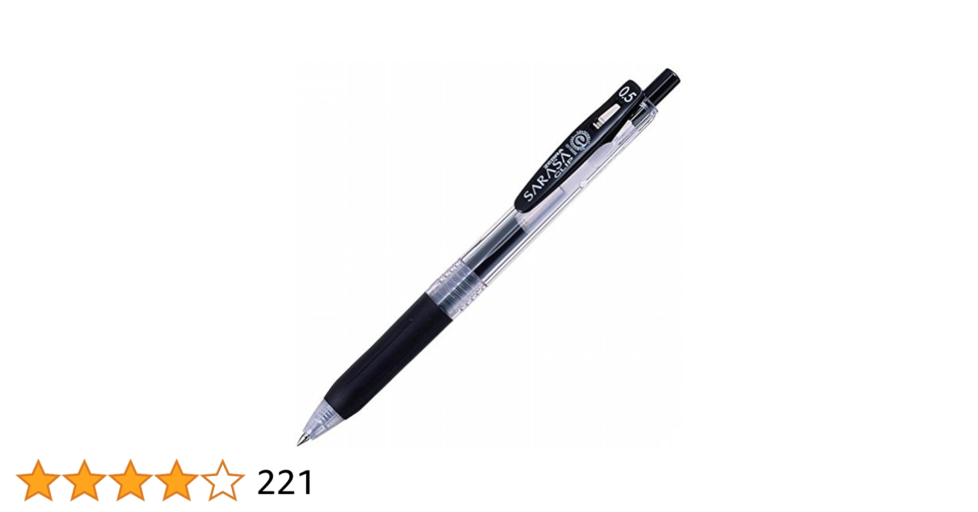 ZEBRA Sarasa Clip Pen 0.5 mm, Black (JJ15-BK) : Amazon.sg