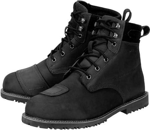 Merlin Ashford D3O wasserdichte Motorradstiefel, schwarz, 10