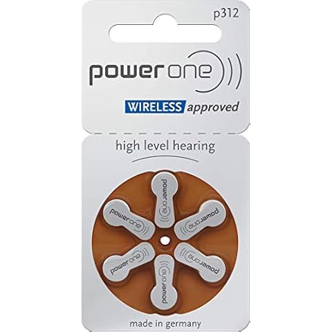 Piles Zinc-air Power One 312 Cover