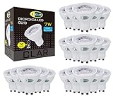 CLAR - Bombilla GU10 LED 4000K Ojo de Buey, 7W (Pack 20)