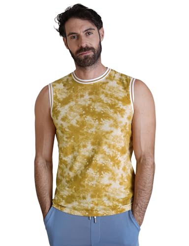 Camiseta sin mangas para hombre de algodón transpirable y suave chaleco de gimnasio