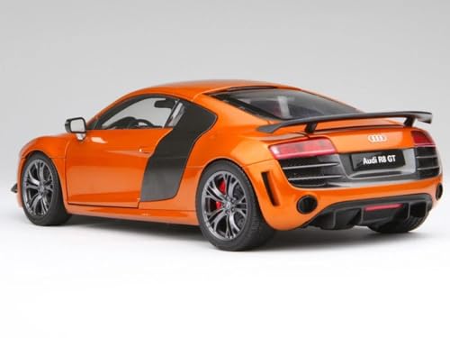 Image of Audi R8 Car Toy 1:32 Scale Alloy Die-Cast Pull Back Toy Vehicle with Lights, Engine Sounds & Openable Doors - Metal Sports Car Model for Boys, Kids & Collectors (Color As Per Stock)