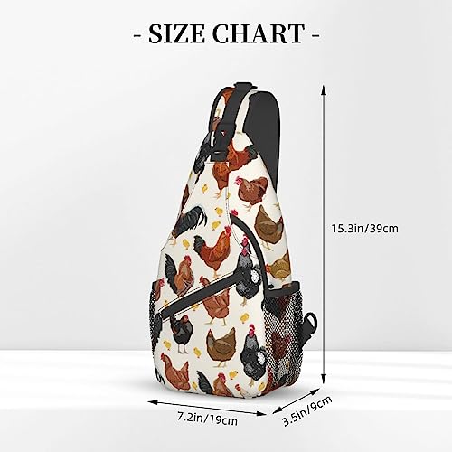VOOHDDY Sling Bag For Women Men Travel Hiking Backpack Crossbody Shoulder Chest Bags Casual Daypack Sport2