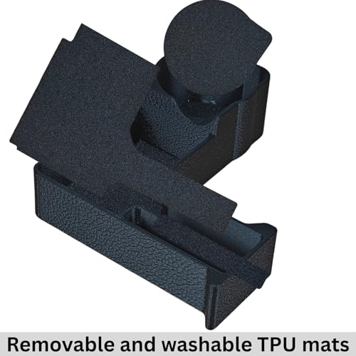 Image of Center Console Storage for Automatic Jimny, ABS Plastic, Phone Holder, Cup Holder, Card Holder (Pack of 1)