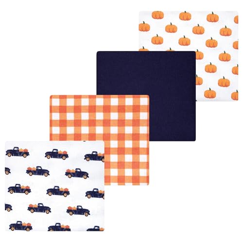 Image of Luvable Friends Little Treasure Flannel Receiving Blankets 4pk