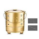 Polyvalent : le brûleur de papier permet de brûler efficacement les déchets de jardin, offre une protection contre le vent et la flamme pour les petits feux de camp et facilite la manipulation sûre du papier de cérémonie lors de réunions dans le jardin ou sur la terrasse.