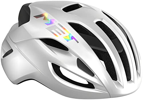 MET Rivale MIPS Helmet, White Holographic Glossy, Medium
