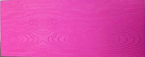 NY Cake Fondant Impression Mat, Wood Grain- Silicone