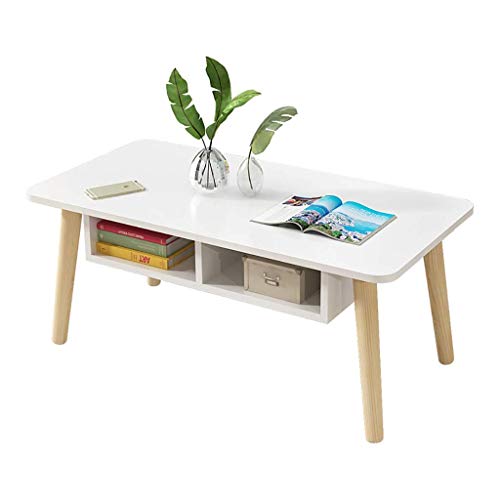 LXTIN Mesa de sofá, Mesa de Centro nórdica, Mesa de Comedor, Mesa de Centro, Mesa de Centro Rectangular, para el hogar, apartamento, Sala de Estar, 100 cm, Mesa de 4 Colores (Color: A)