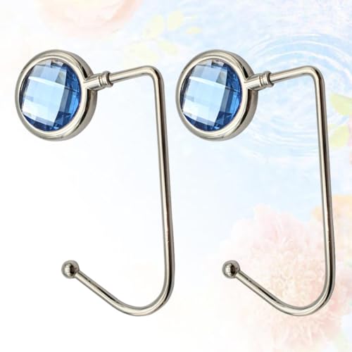 PartyKindom 2 Pçs Bolsa Gancho Bolsa Cabide Para Mesa Elegante Longo Bolsa Titular Para Meninas Femi