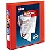 Avery Heavy Duty View Binders with One Touch EZD(TM) Ring, Holds 8-1/2 Inch x 11 Inch Paper, 1 1/2 Inch Ring , Red (79171)