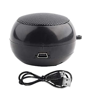 Sharainn Mini Lautsprecher, tragbarer 3,5-mm Audio-Lautsprecher USB-betriebene Desktop-Lautsprecher Einziehbarer PC…