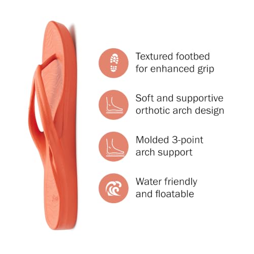 Image of Sanuk Palmer Flip Flops for Women - Arch Support Beach Sandals