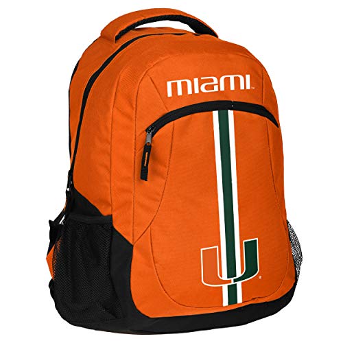 FOCO Miami Hurricanes NCAA Action Backpack