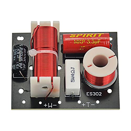 Pasotim ES302 2 Ways Audio Speaker Crossover + Frequency Divider Crossovers Speaker DIY Theater