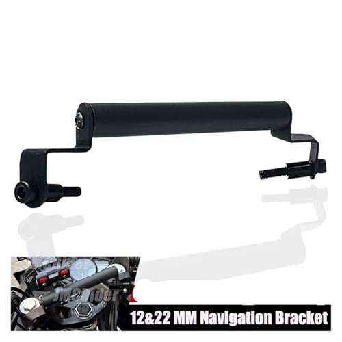 Support plaque navigation GPS Kawasaki Ninja 400 EX400 crossbar - 4