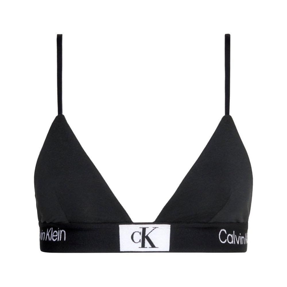 Calvin Klein Top de Bikini Triangular para Mujer Sin Forro con Copas Blandas
