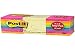 Post-it® Notes, Original Pad, 3 Inches x 3 Inches, Assorted Neon Colors, Value Pack, 24 Pads per Pack (Total 2400)