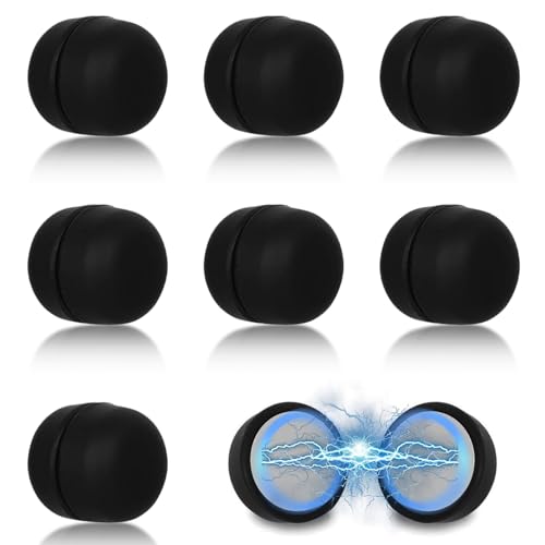 8 Pcs Hijab Magnets Magnetic Hijab Pins Black No Snag Hijab Magnets Pinless Broches Pins Multi-Purpose Magnetic Scarf Clasps for Women Men Clothing Clothes Scarf Pins