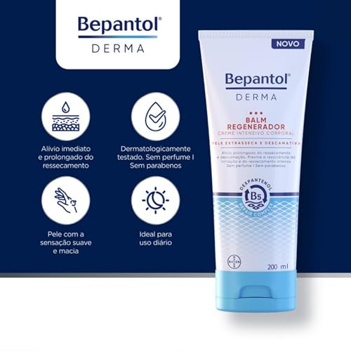 Bepantol Derma Hidratante Corporal, para Pele Extrasseca e Descamativa, Hidratação Intensiva, 200ml