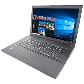 東芝 ノートPC B554/MS Office 2019付き/Win 10 Pro/15.6インチ/Core i3-4000M/4GB/120GB SSD (整備済み品)