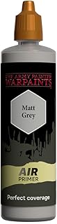 The Army Painter Warpaints Air Air Primer Matt Grey 18ml Acrylic Paint for Airbrush, Wargaming and Modelling