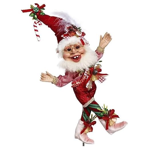 Mark Roberts Weihnachten 2023 Sweet Shop Elf, klein – 26,7 cm