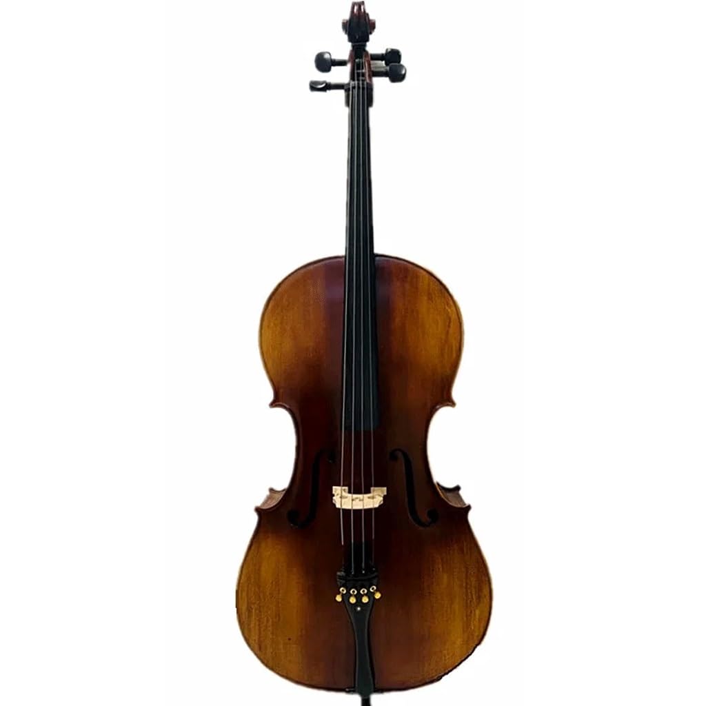 Cello 4/4 Massivholz handgefertigtes Konzertinstrument mit einem klaren und melodischen Klang