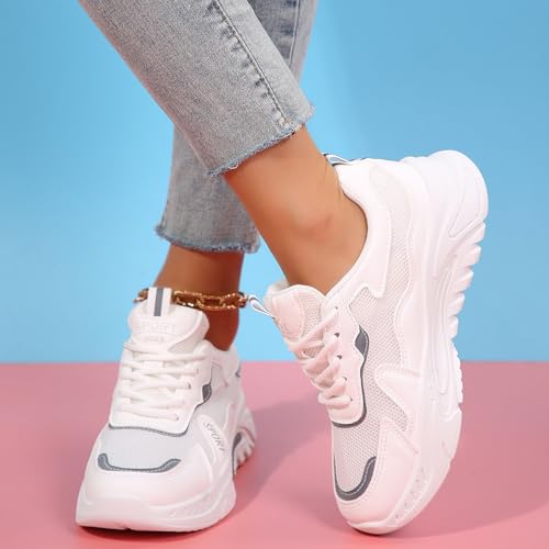 Zapatos de plataforma transpirables y flexibles para mujer activa 7