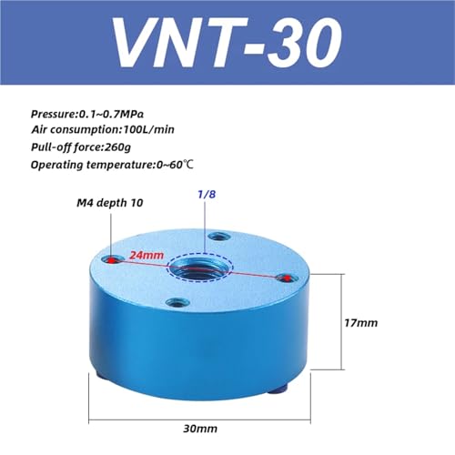 Ventosa sin contacto VNT-30 de 30mm: manipulación segura sin marcas 2