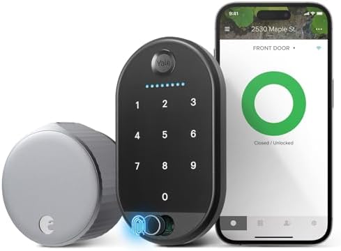 Yale August Wi-Fi Smart Lock with Keypad Touch in Silver