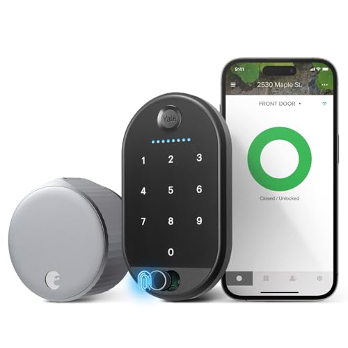 Yale August Wi-Fi Smart Lock with Keypad Touch in Silver by Yale - Used condition - US$99.95