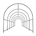 Multi-Size Large Garden Support Arch Frame Climbing Plant Arch Arbor for Flowers/Fruits/Vegetables (19.6ft x 7ft x 7.2ft)
