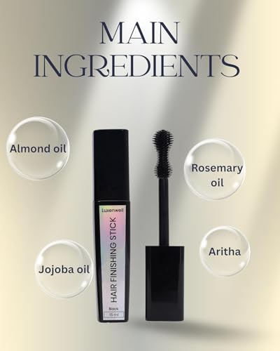 Image of Hair Finishing Stick - Anti-Frizz Baby Hair Fixer & Flyaway Tamer - Non-Greasy Hair Stick for Broken Hair (15ml, Regular)