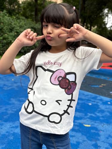 Image of Nap Chief Kids Cotton Character T-Shirt for Girls, Printed T-Shirt for Kids Casual Wear