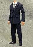 HiPlay 1/6 Scale Male Figure Doll Clothes, Handmade Full Suit, Jacket, Shirt, Pant & Accessories Outfit for 12