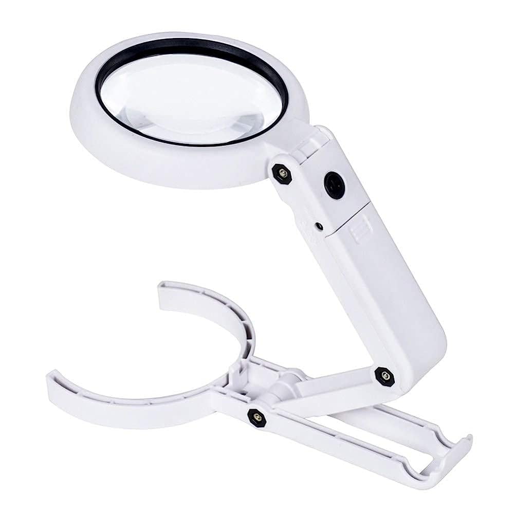 Loupe de lecture pour le soir avec la lumière LED CRODY au lit