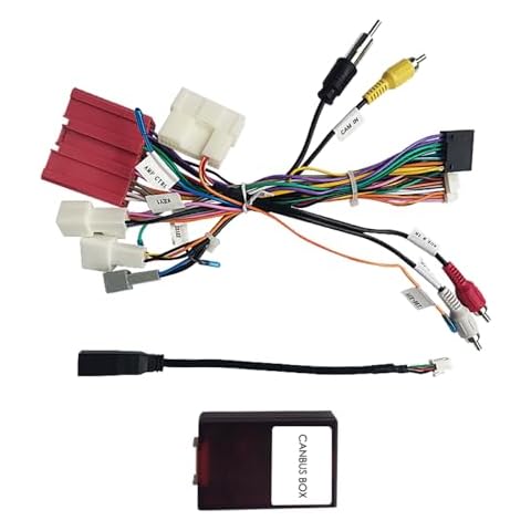 16pin Car Stereo Radio Power Retrofit Harness Wiring Cable Adapter fit for Mazda 6 Atenza CX-5 2012-2016 Support Factory Bose Amplifier Steering Wheel Control Cover